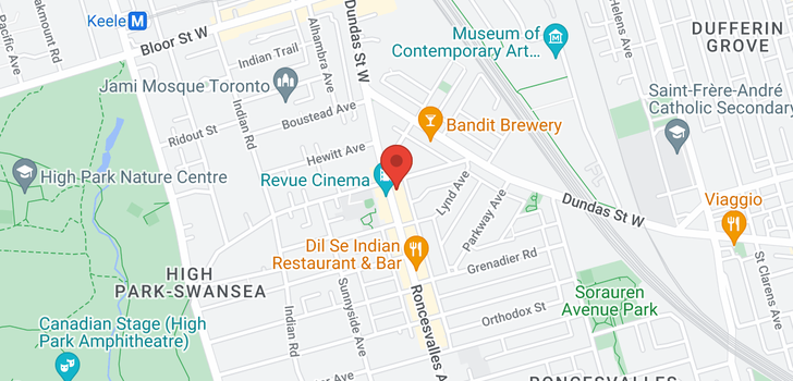 map of 415 RONCESVALLES AVE